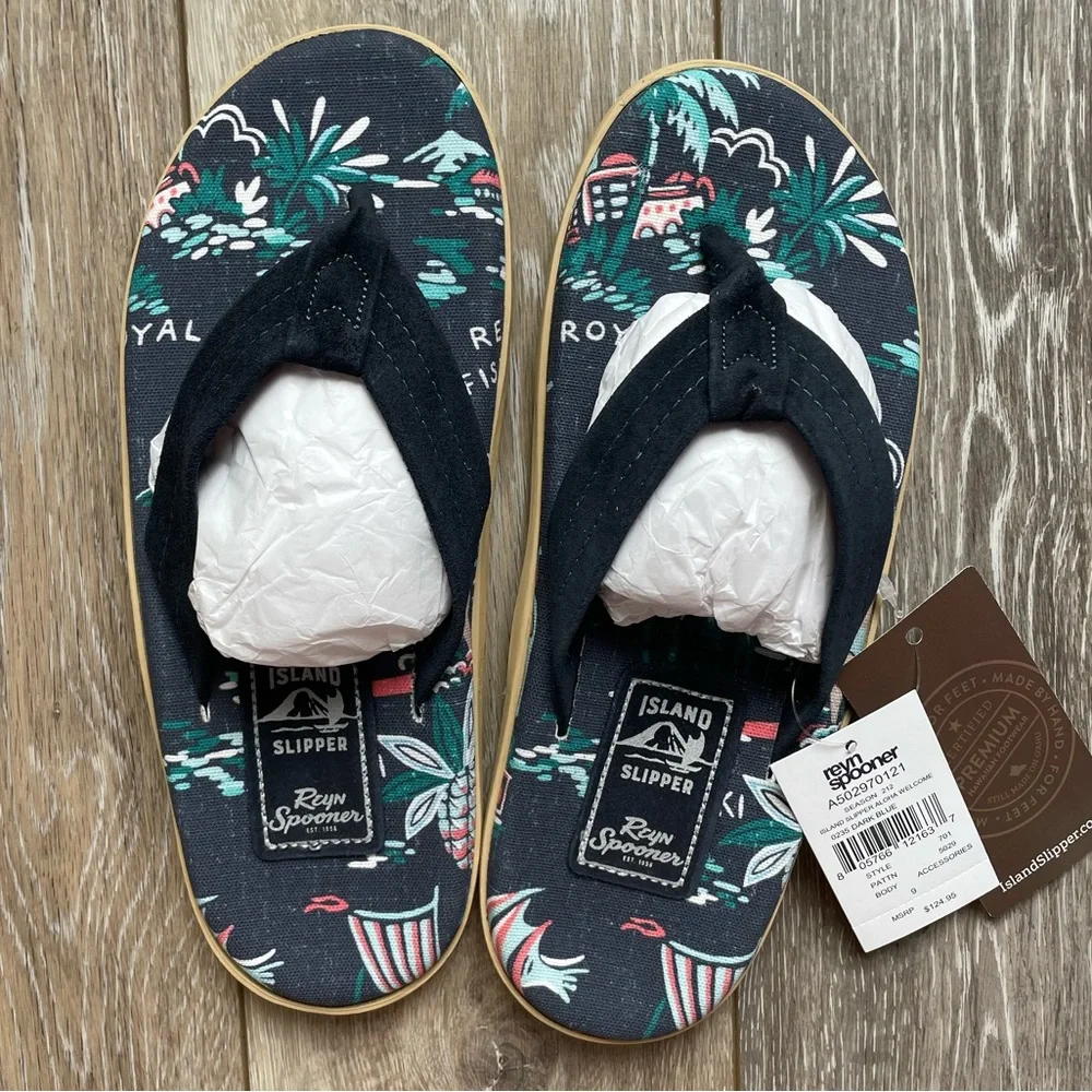 NWT Reyn Spooner Island Slipper Sandals Flip Flops - Women’s Size 9 - Picture 5 of 6